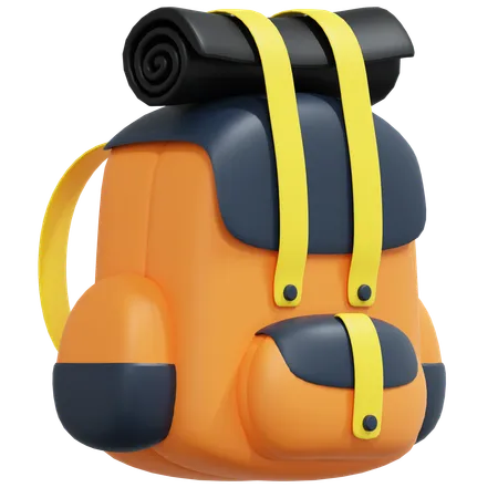 Travel Backpack  3D Icon