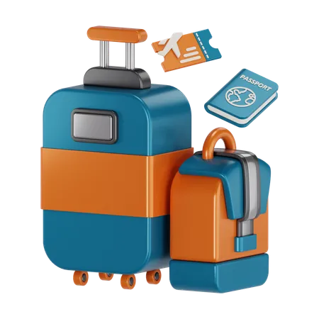 Travel Bag  3D Icon