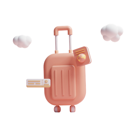 Travel Bag  3D Icon