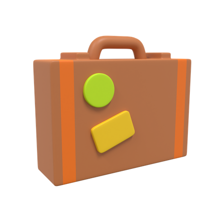 Travel Bag 3D Illustration