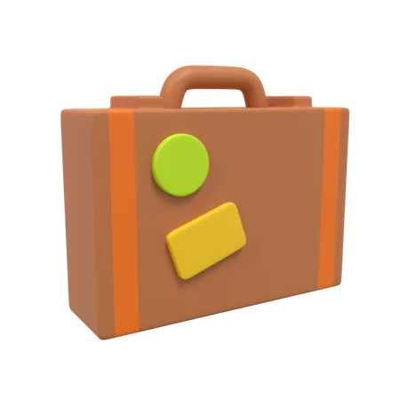 Travel Bag 3D Illustration