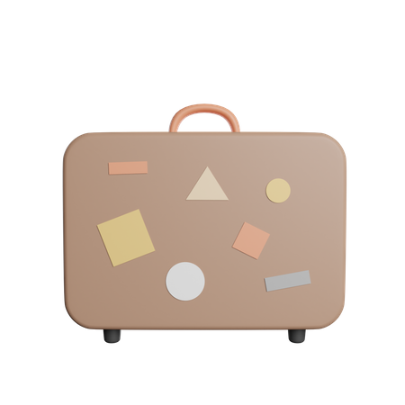 Travel Baggage  3D Icon