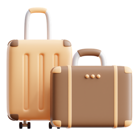 Travel Bags  3D Icon