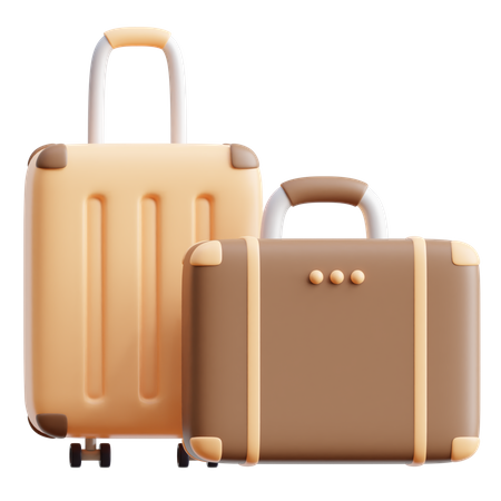 Travel Bags 3D Icon