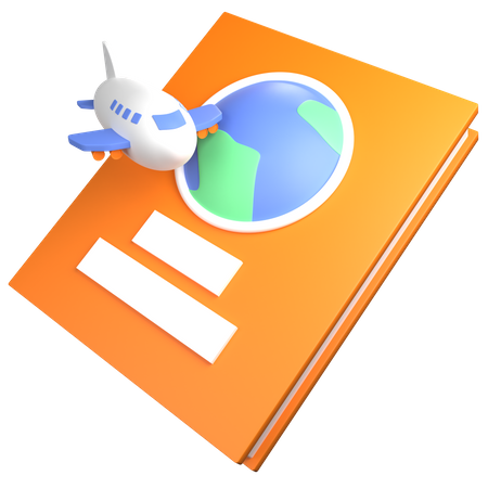 Travel Book  3D Icon