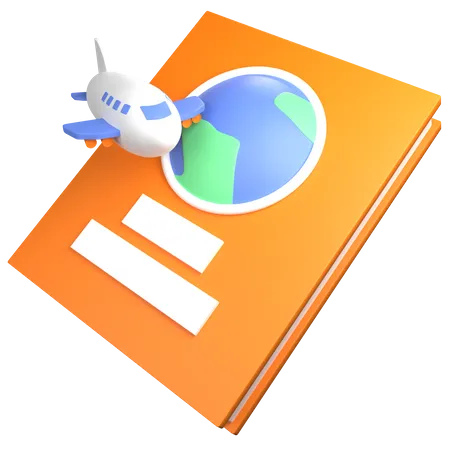 Travel Book  3D Icon