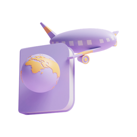 Travel Book  3D Icon