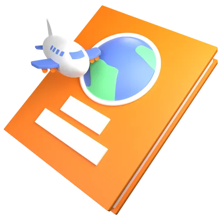 Travel Book 3D Icon