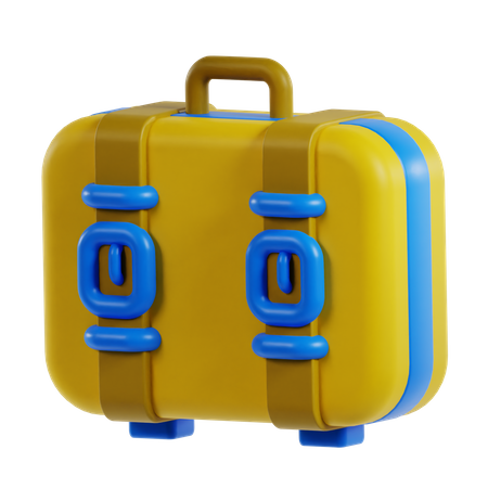 Travel Briefcase  3D Icon