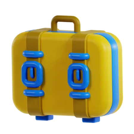 Travel Briefcase  3D Icon