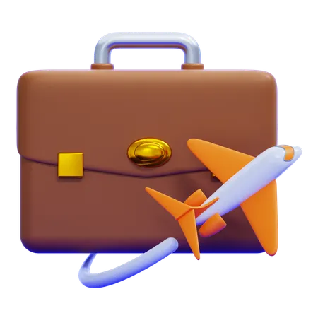 Travel Briefcase  3D Icon