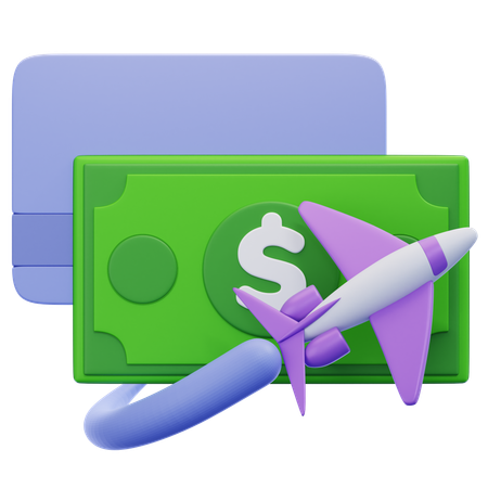 여행 예산  3D Icon