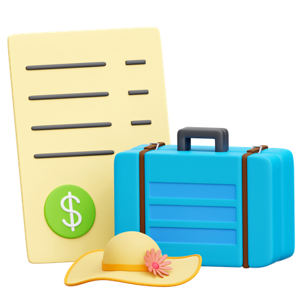 Travel Budget  3D Icon