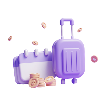 Travel Budget  3D Icon