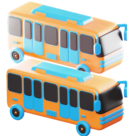 Travel Bus  3D Icon