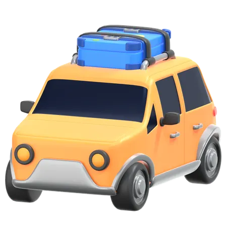 Travel Car  3D Icon