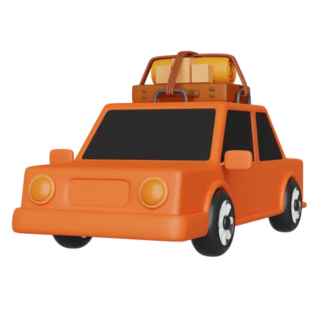 Travel Car  3D Icon