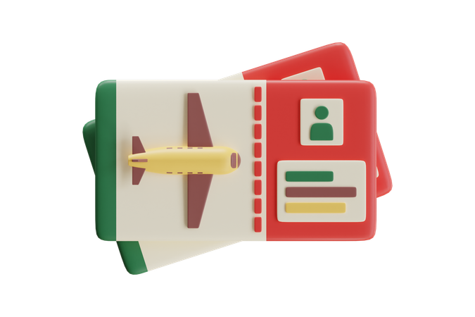 Travel Card  3D Icon