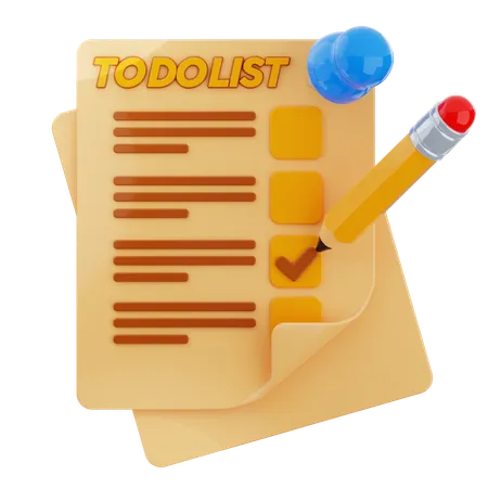 Travel Checklist  3D Icon