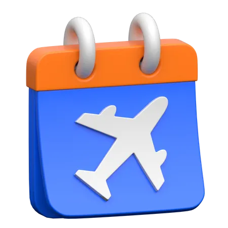 Travel Date  3D Icon