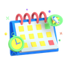 travel date emoji 3d
