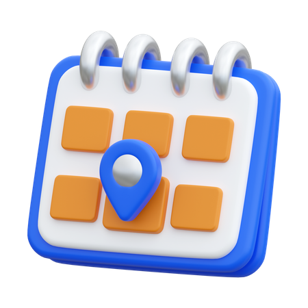 Travel Date  3D Icon
