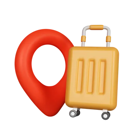 Travel Destination  3D Icon