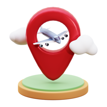 Travel Destination  3D Icon