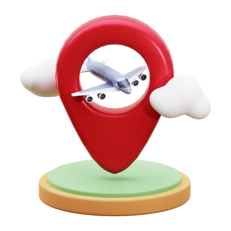 Travel Destination  3D Icon