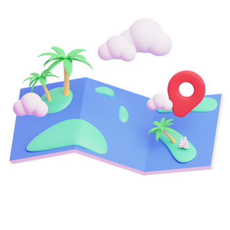 Travel Destination  3D Icon