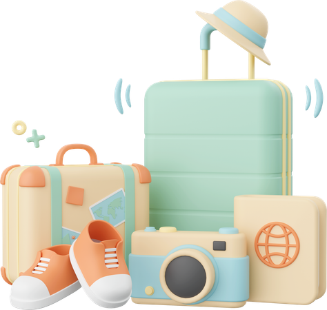 Travel essentials  3D Icon