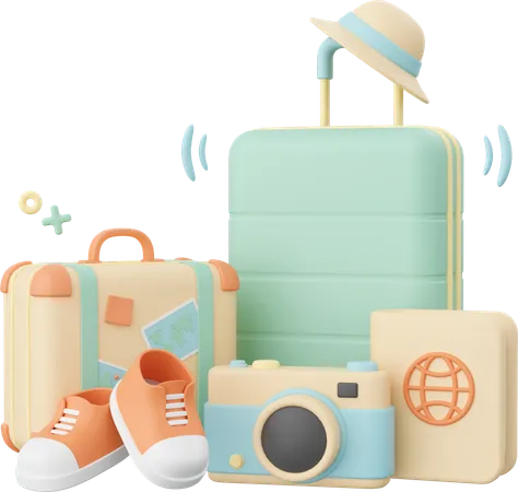 Travel essentials  3D Icon