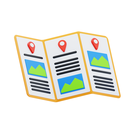 Travel Guide  3D Icon