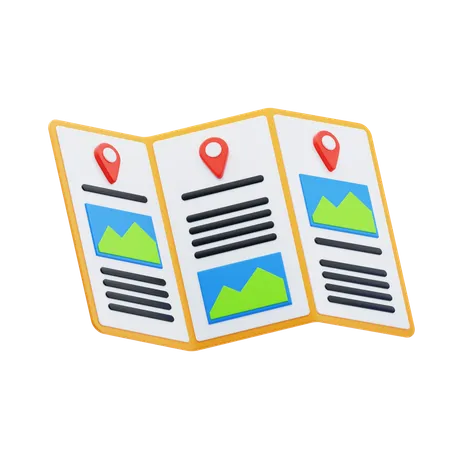 Travel Guide  3D Icon