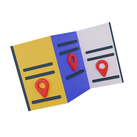 Travel guide  3D Icon