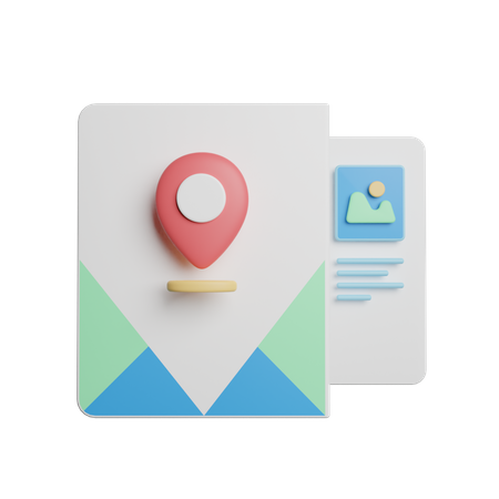 Travel Guide 3D Icon