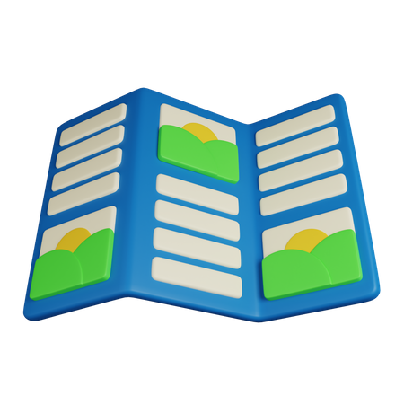 Travel Guide 3D Icon