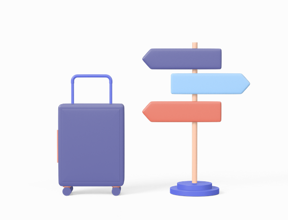 Travel Guideline  3D Icon