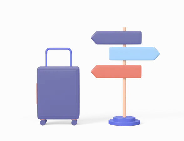 Travel Guideline  3D Icon