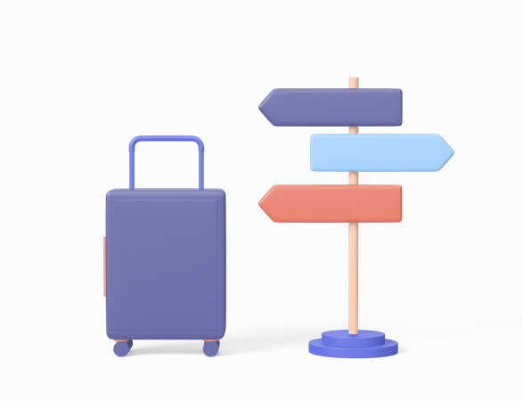 Travel Guideline 3D Icon