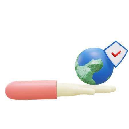 Travel Insurance  3D Icon