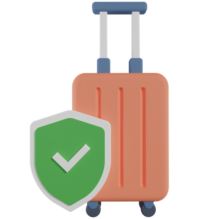 Travel insurance  3D Icon