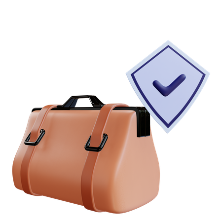 Travel Insurance  3D Icon