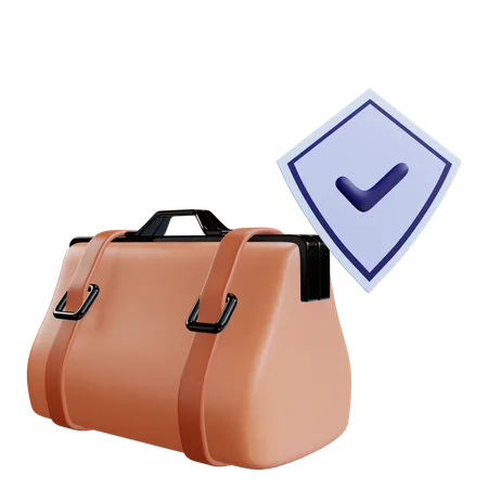 Travel Insurance  3D Icon