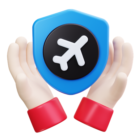 Travel Insurance  3D Icon