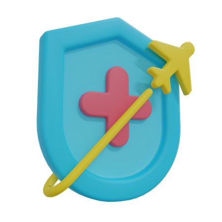 Travel Insurance  3D Icon