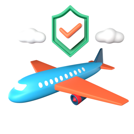 Travel Insurance  3D Icon