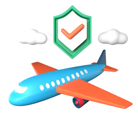 Travel Insurance  3D Icon