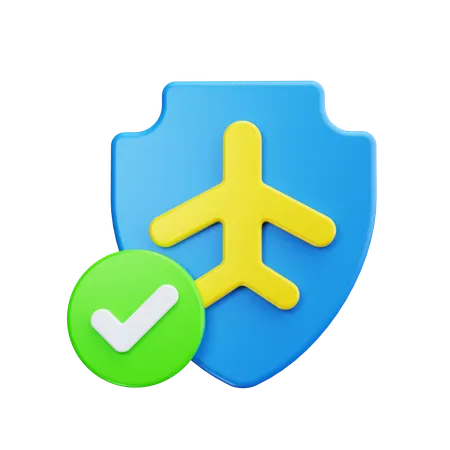 Travel Insurance  3D Icon