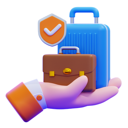 Travel Insurance  3D Icon